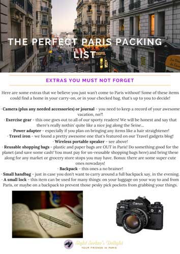 packing for paris