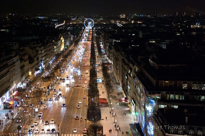 Champs Elysees birdseye
