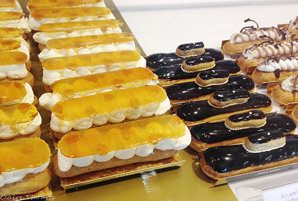 eclairs at Fauchon