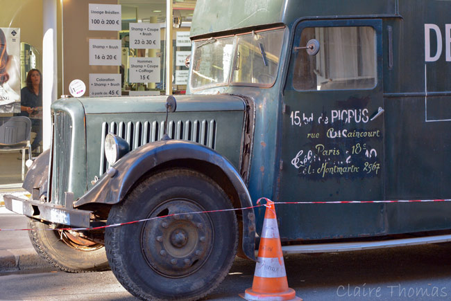 Paris Film set truck