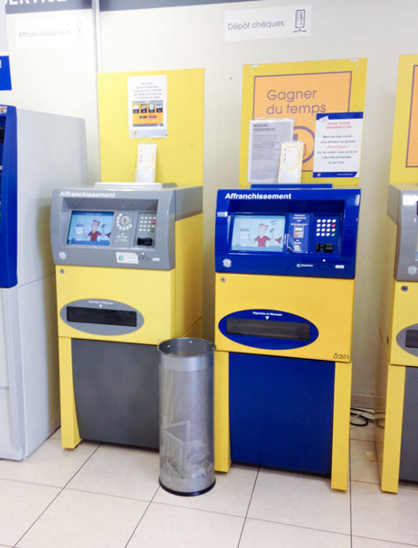 La Poste machines