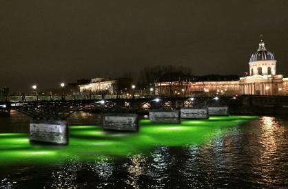 Pont des Arts Paris Nuit Blanche