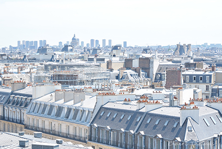 Printemps view center Paris